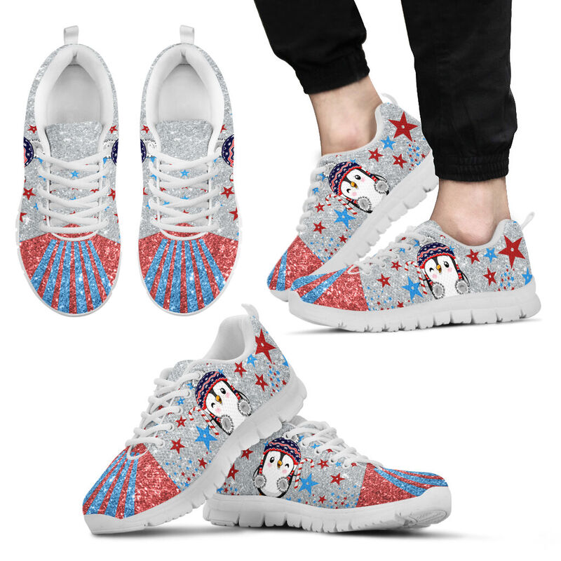 Dt-9 Penguin Lovely Shoes ( Not A Glittered Product) Sneakers, Running - Love Sneakers