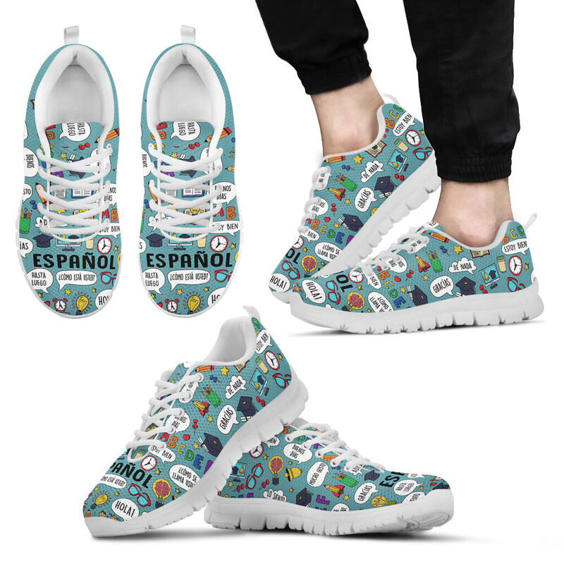 Spanish Teacher Snekaer Sneakers, Runni- Love Sneakers