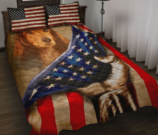 Dachshund Quilt Bed Set 53 - Love Quilt Bedding Set