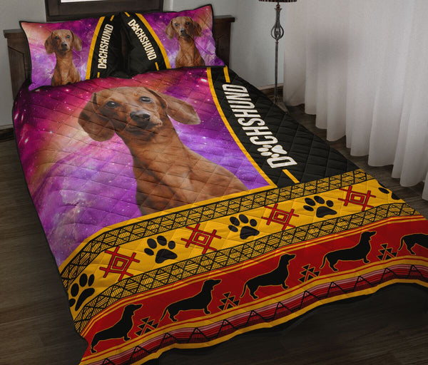 Dachshund Native - Bed Set- Love Quilt Bedding Set