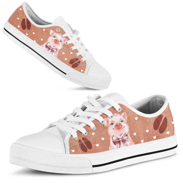 Pig Heart Low Top  Shoes