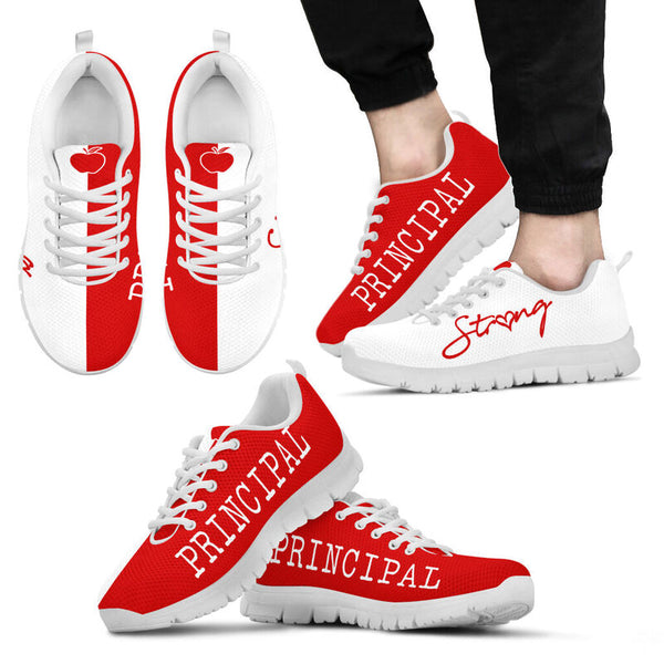 Principal Strong Red White Kd Sneakers, Runni- Love Sneakers