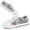 Bee Yourself License Plates Low Top Shoes