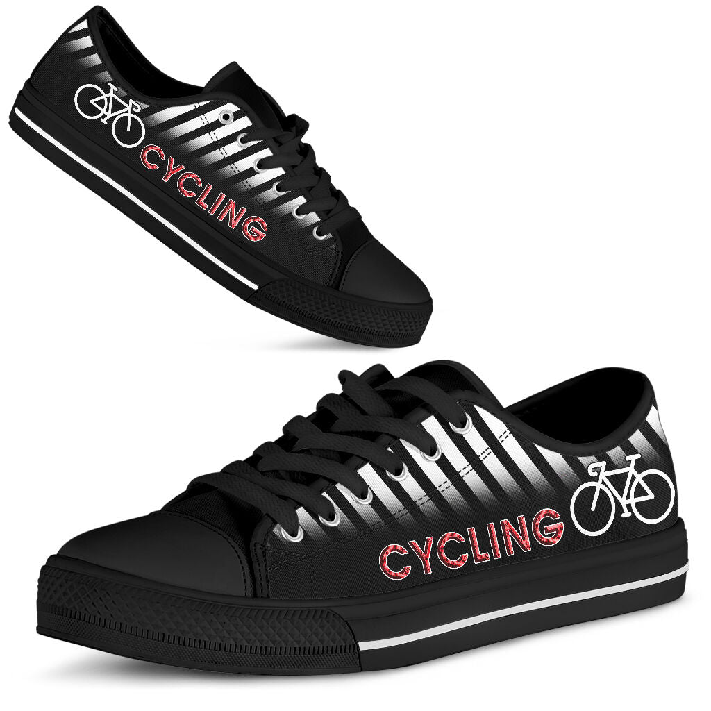 Cycling Black - Low Top Shoe - Love Love Top Shoes
