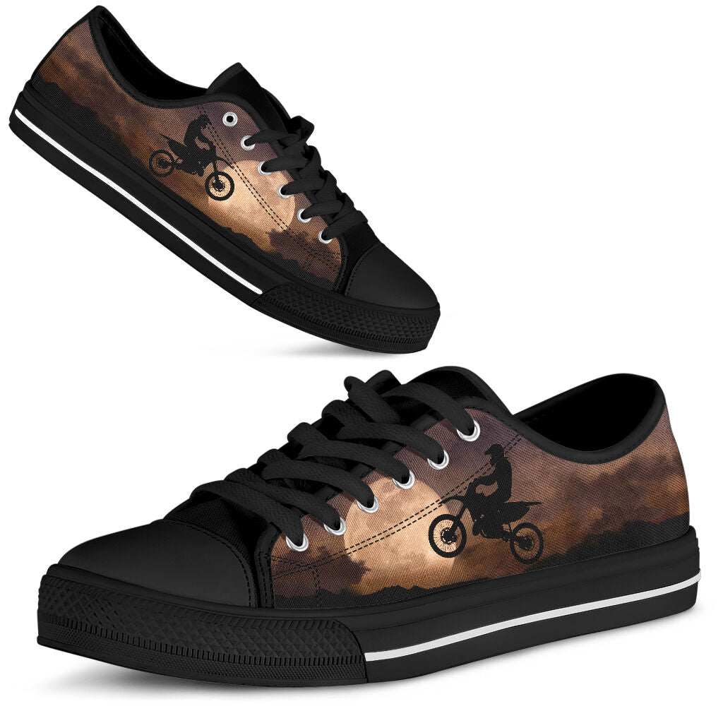 Motocross Moon - Low Top Shoe - Love Love Top Shoes
