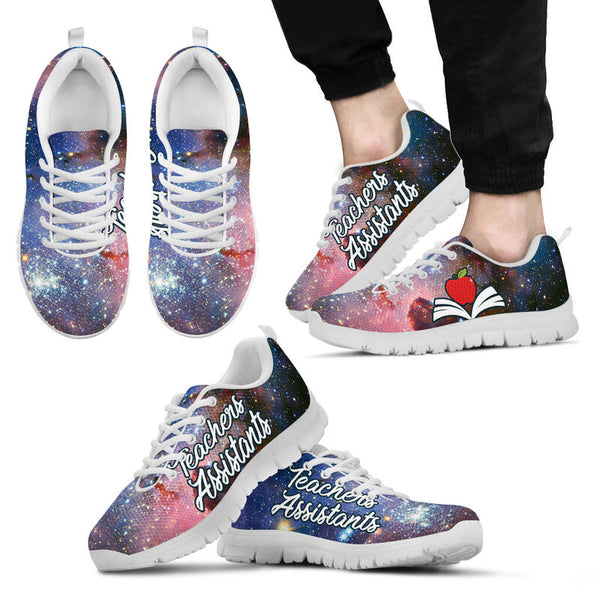 Teachers Assistants- Galaxy 3 Sneakers, Runni- Love Sneakers