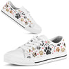 Dog Paw White - Low Top Shoe - Love Love Top Shoes