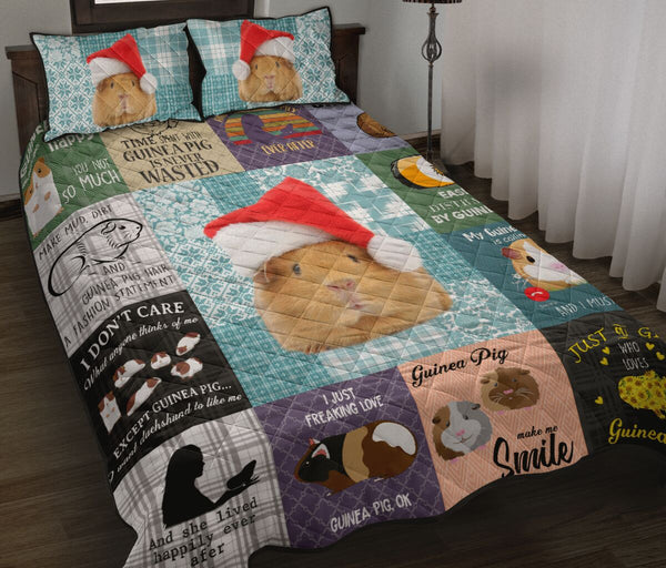 Guinea Pig Wool Pattern - Bed Set - Love Quilt Bedding Set