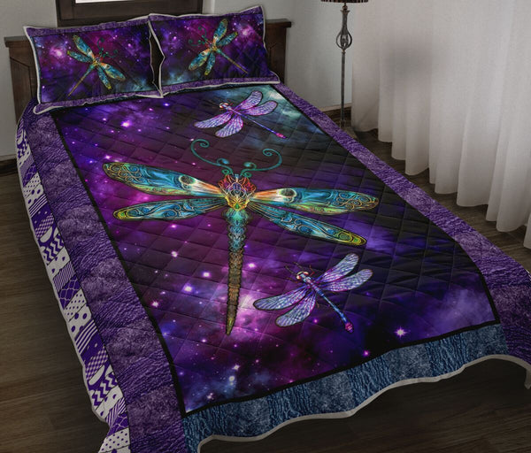 Dragonfly Dazzling Lqt - Love Quilt Bedding Set