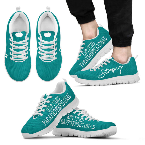 Retired Paraprofessional Strong Teal Kd Sneakers, Runni- Love Sneakers