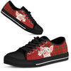 Pig Red Plaid Low Top  Shoes