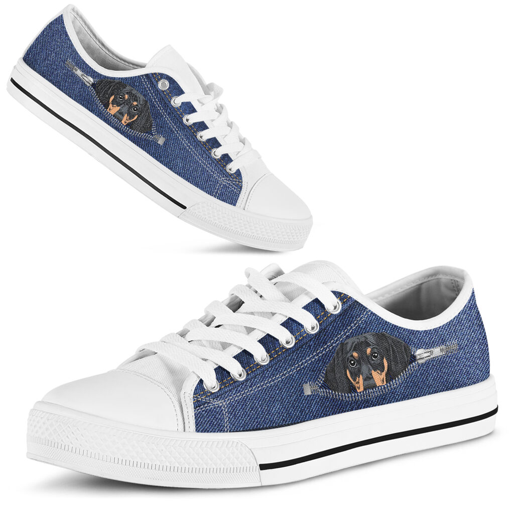 Dachshund Shoes Low Top Shoes - Love Low Top Shoes