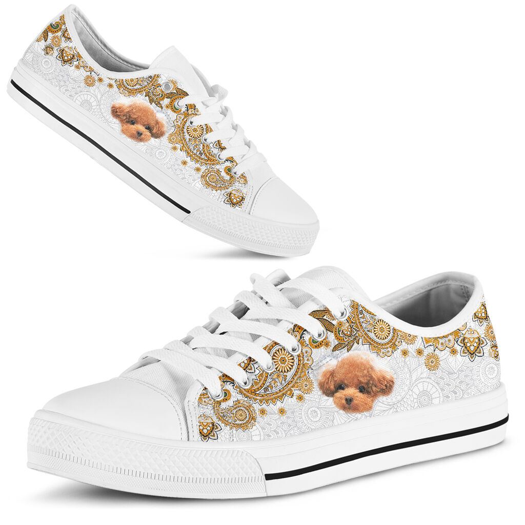 Poodle Low Top Shoe - Love Love Top Shoes