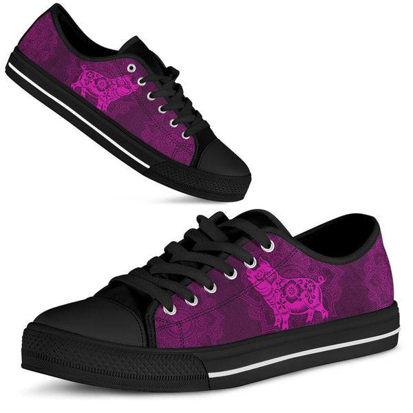 Pig Mandala Low Top  Shoes