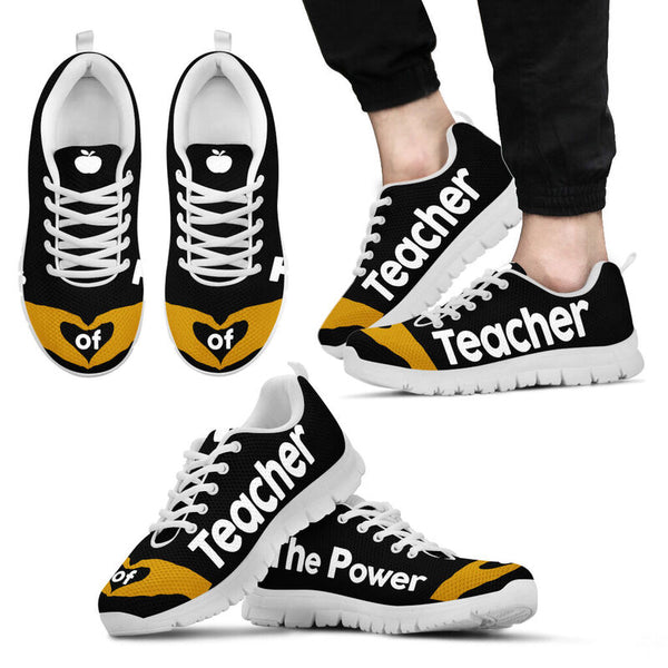 Teacher The Power Sneakers, Running Shoes, Shoes For Women, Shoes For Men, Custom Shoes, L- Love Sneakers