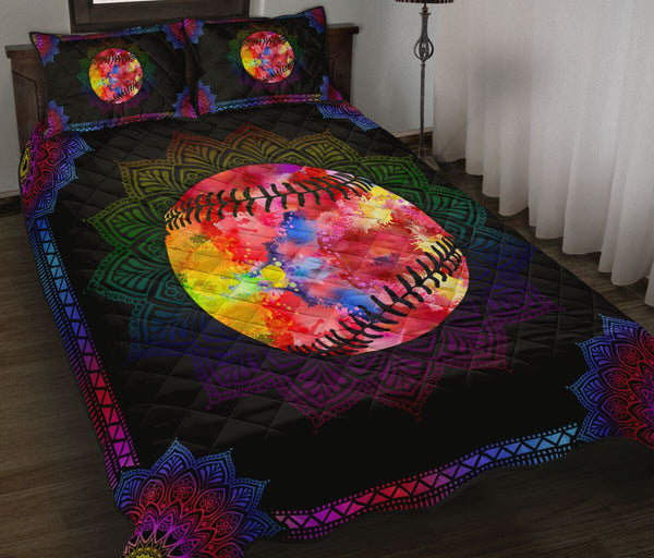 Quilt Bed Set - Baseball 52 - Love Quilt Bedding Set