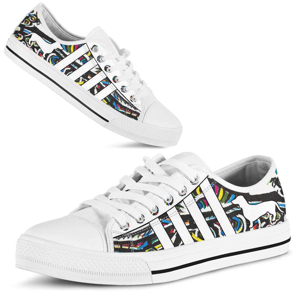 Dachshund Color Wall - Low Top - Nnd Shoe - Love Love Top Shoes