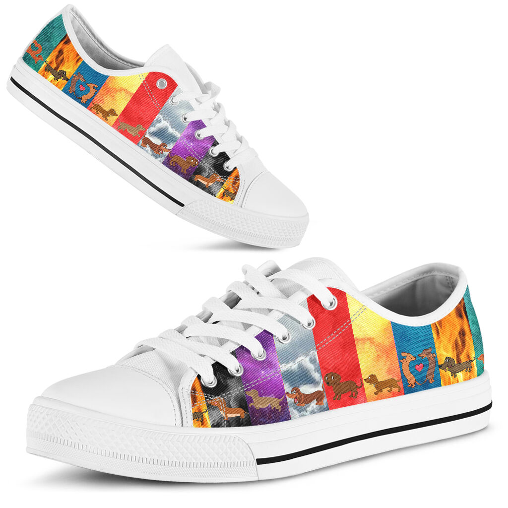 Dachshund Low Top - Dt02 Shoe - Love Love Top Shoes