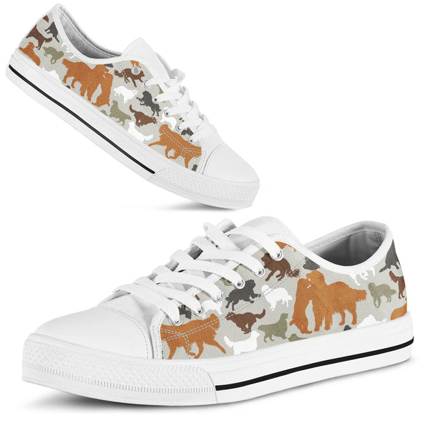 Golden Retriever Low Top Shoe - Love Love Top Shoes