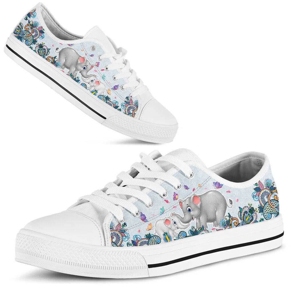 Elephant Paisley Low Top Shoes