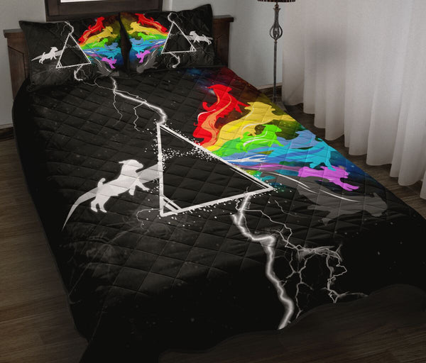 Pug Rainbow - Bed Set - Love Quilt Bedding Set