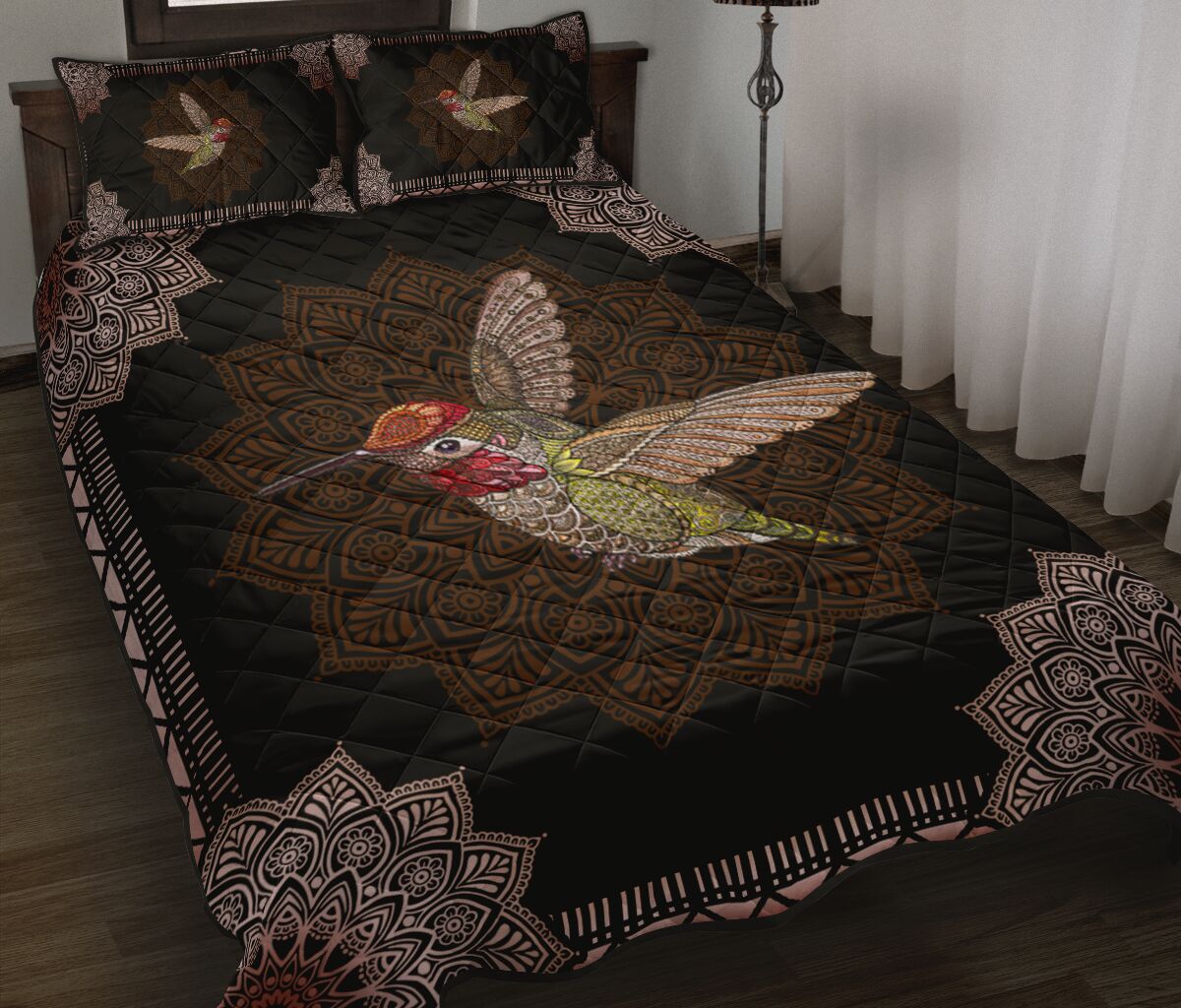 Humming Birds Quilt Bed Set 55 - Love Quilt Bedding Set