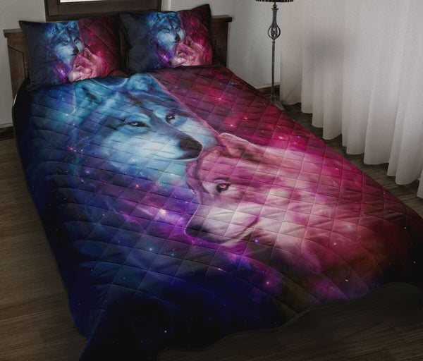 Wolf Quilt Bed Set 74 - Love Quilt Bedding Set