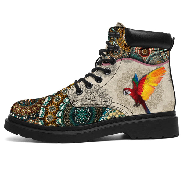 Bird - Vintage Mandala Asbook - Love All Season Boots