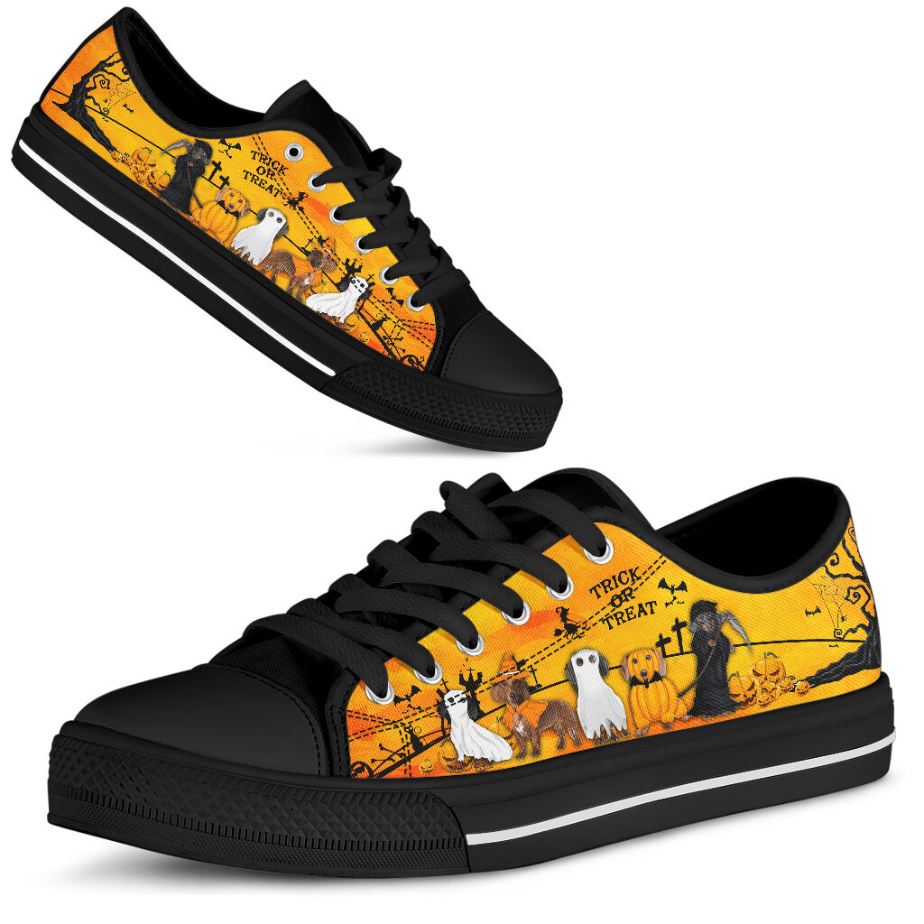Dachshund Halloween - Low Top - NndShoe - Love Love Top Shoes