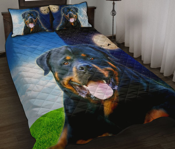 Rottweiler Day And Night - Bed Set - Love Quilt Bedding Set