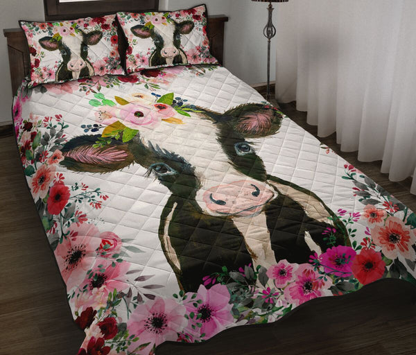 Cow - Quilt Bed Set 99 - Love Quilt Bedding Set