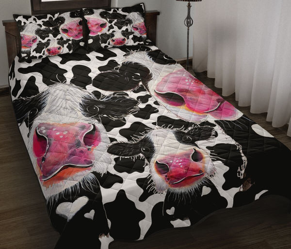 Quilt Bed Set - Milk Cow 81 - Love Quilt Bedding Set