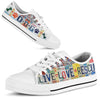 Dog Live Love Rescue License Plates Low Top Shoes