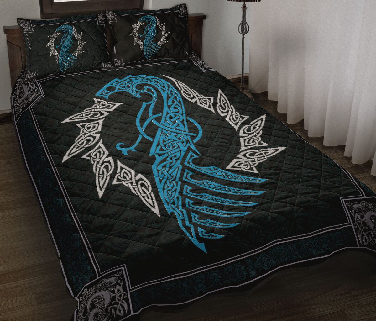 Dragon Celtic Style Quilt Bed Set 8- Love Quilt Bedding Set