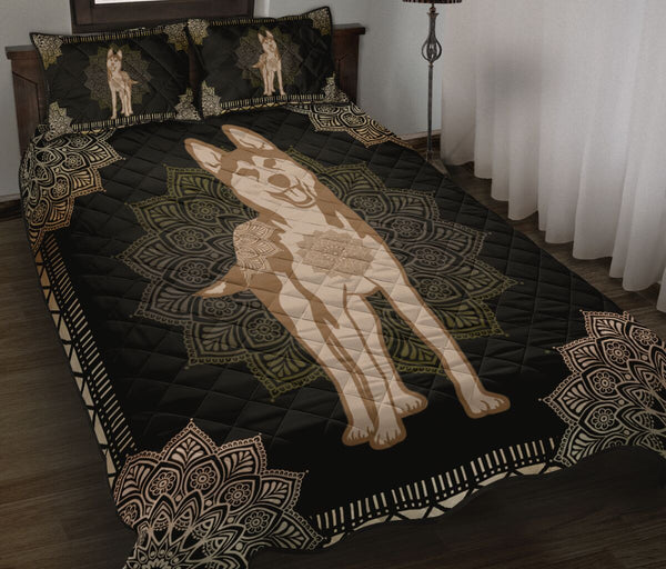 Husky Quilt Bed Set 99 - Love Quilt Bedding Set
