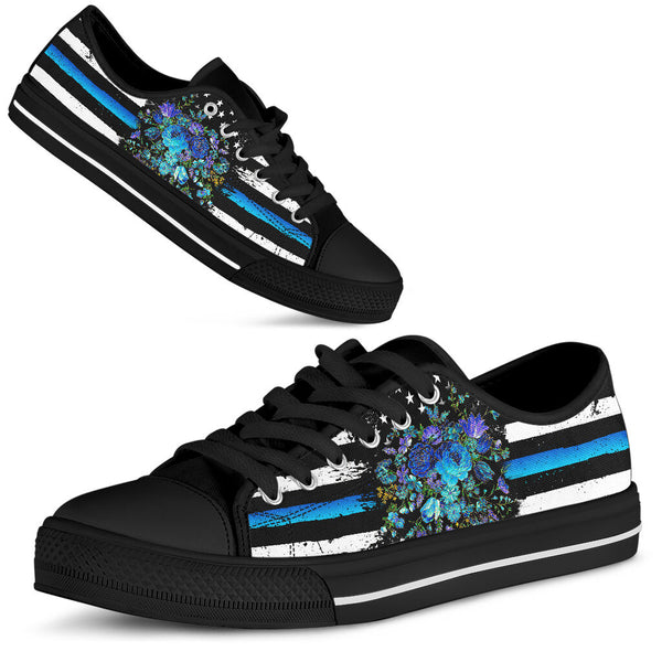 Flower Low Top Shoes - Love Low Top Shoes