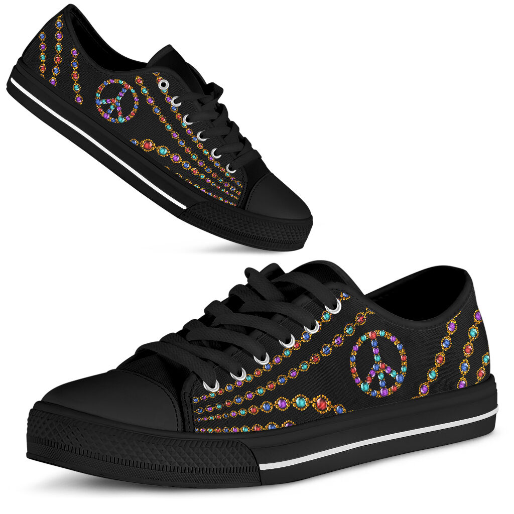 Peace Lowtop Shoe - Love Love Top Shoes