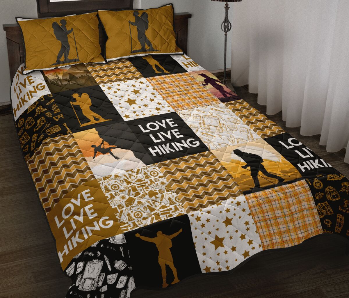 Quilt Bed Set - Hiking 84 - Love Quilt Bedding Set