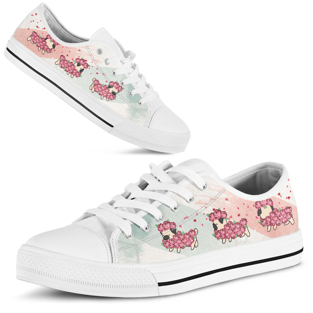 Pug Flower - Low Top 811978