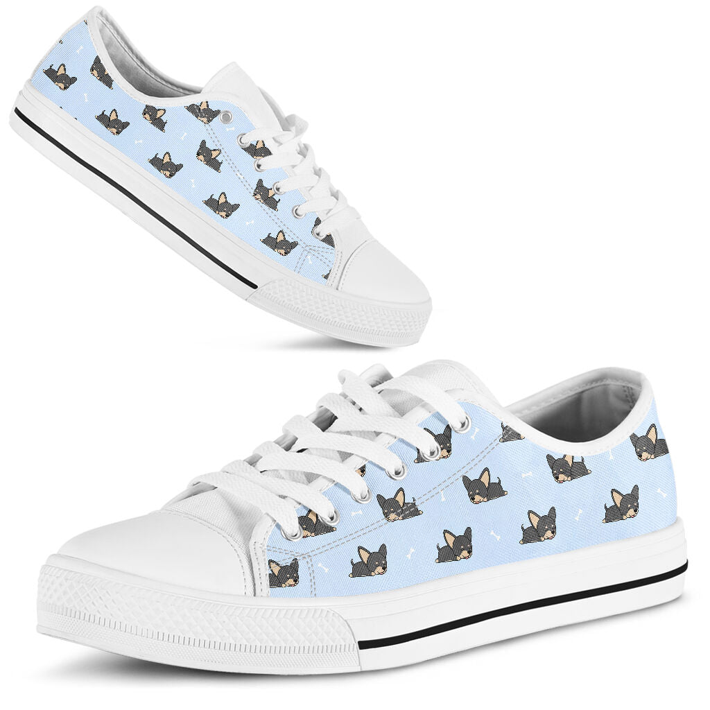 Chihuahua Lazy Pattern Low TopShoes