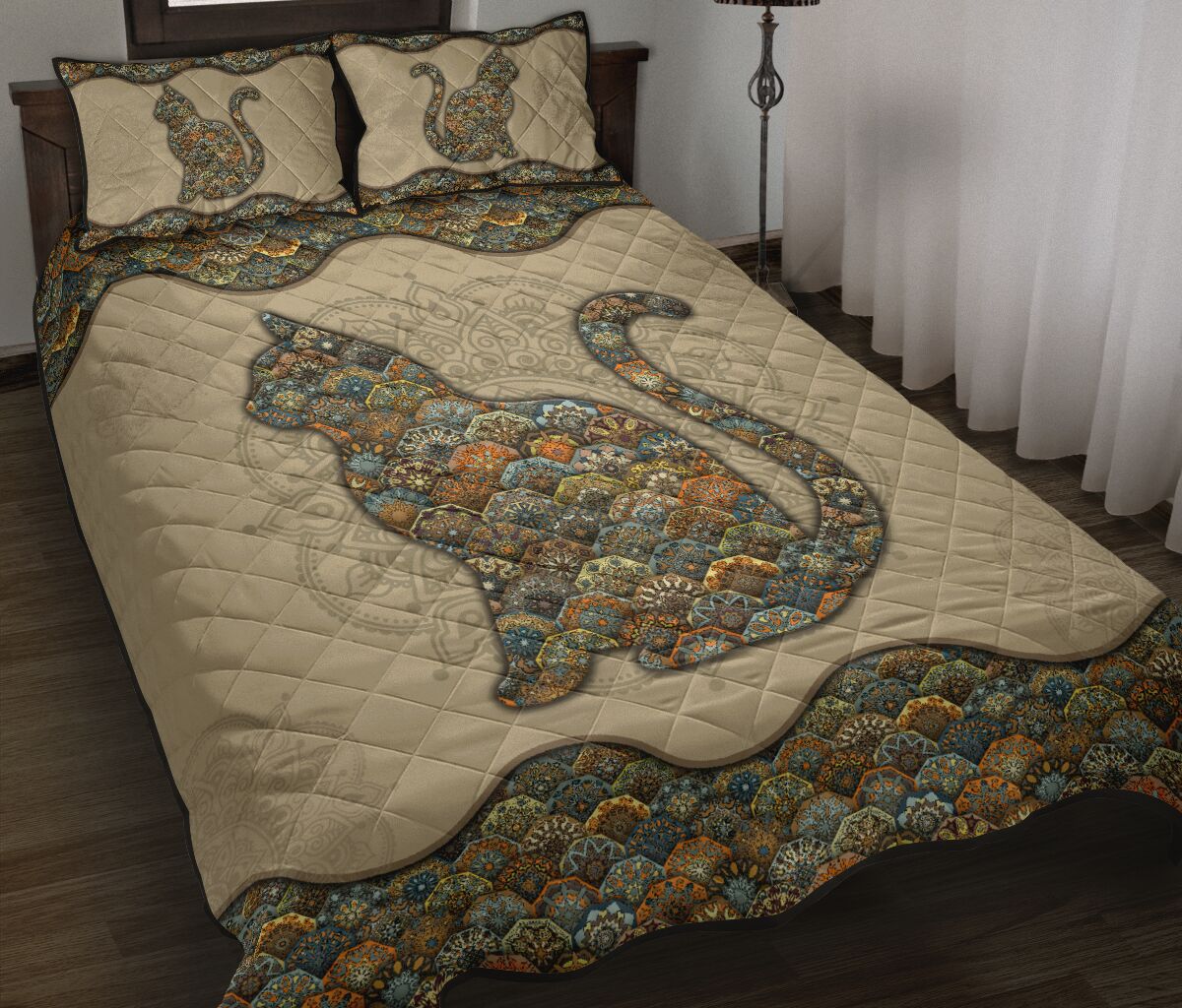Quilt Bed Set - Mandala - Cat Lo - Love Quilt Bedding Set