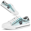 Dog Paw Stripes Gradient - Low Top Shoe - Love Love Top Shoes