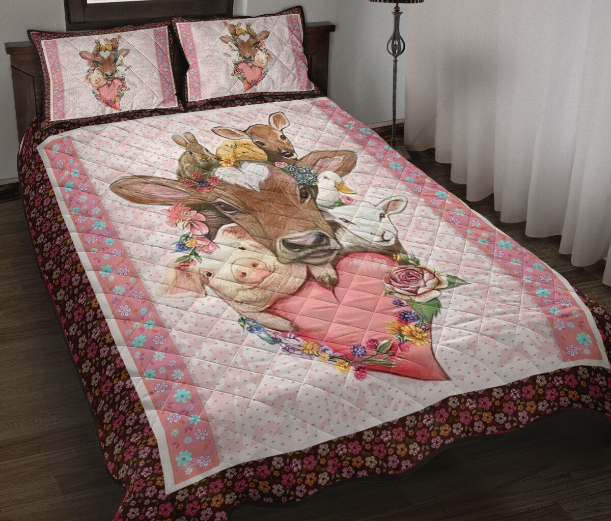 Farming Quilt Bed Set 61 - Love Quilt Bedding Set
