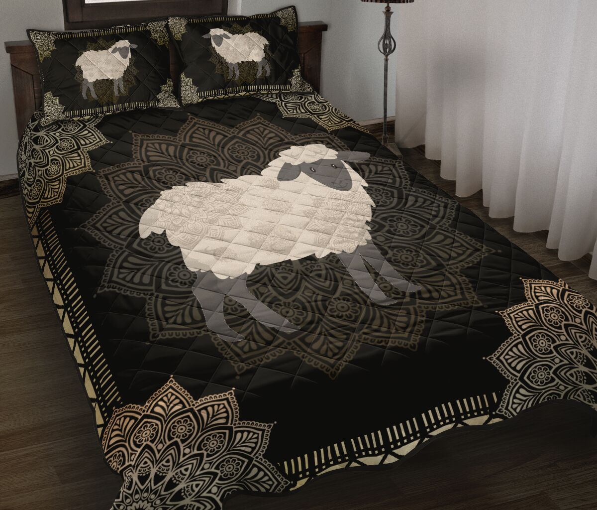 Sheep Quilt Bed Set 1 - Love Quilt Bedding Set