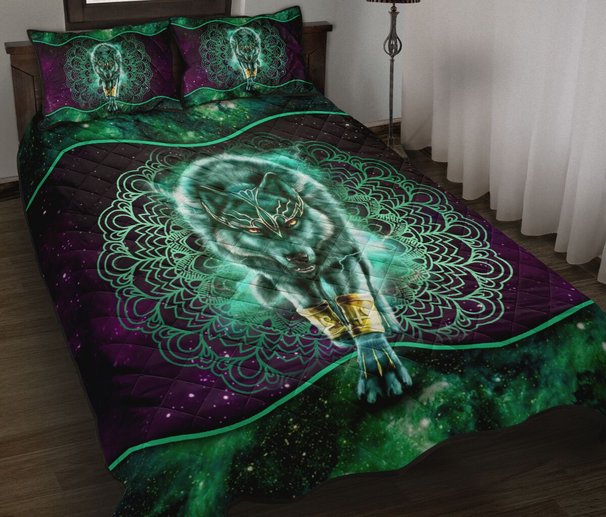 Quilt Bed Set - Wolf 67 - Love Quilt Bedding Set