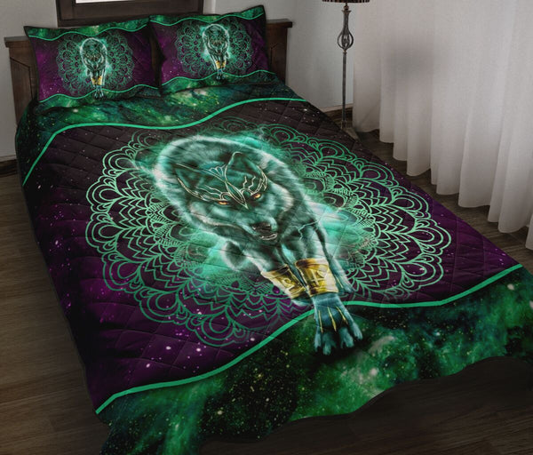 Quilt Bed Set - Wolf 67 - Love Quilt Bedding Set
