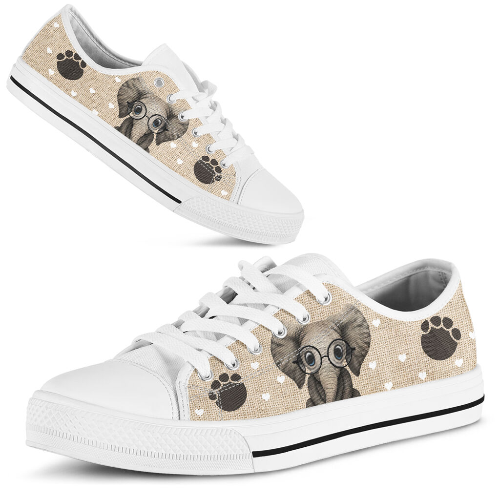 Elephant Heart Low Top  1Shoes