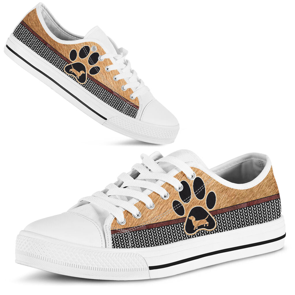 Dachshund Hair - Low Top Shoe - Love Love Top Shoes