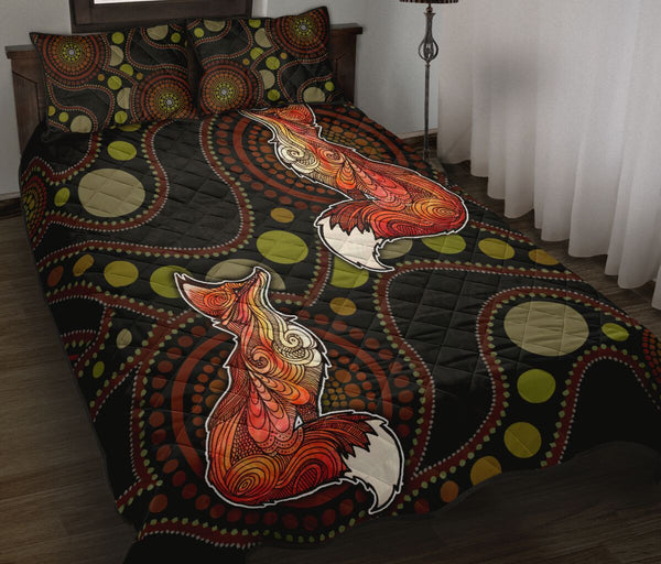 Fox - Quilt Bed Set 19 - Love Quilt Bedding Set