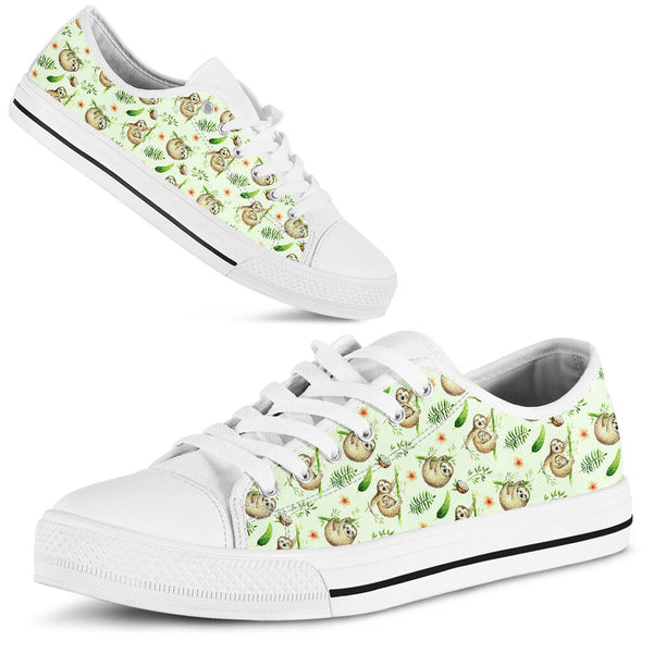 Sloth Cute Baby Low Top  Shoes